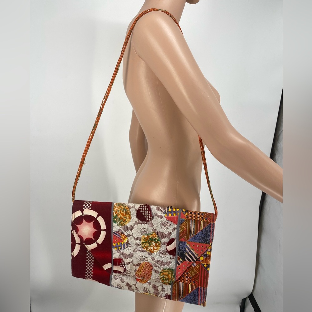 Patchwork Shoulder Bag - Multicolor - image 6